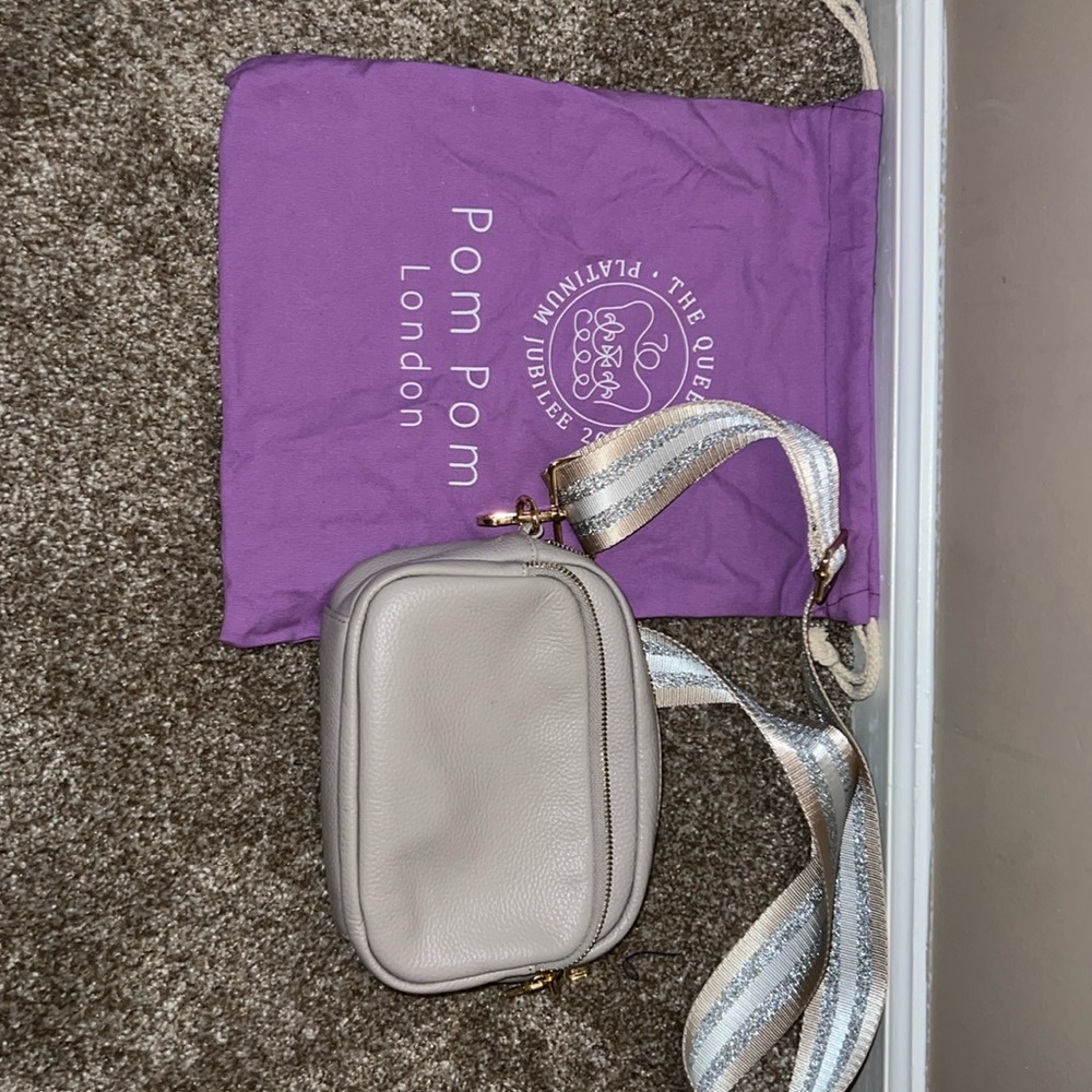 Pom Pom London platinum jubilee crossbody bag